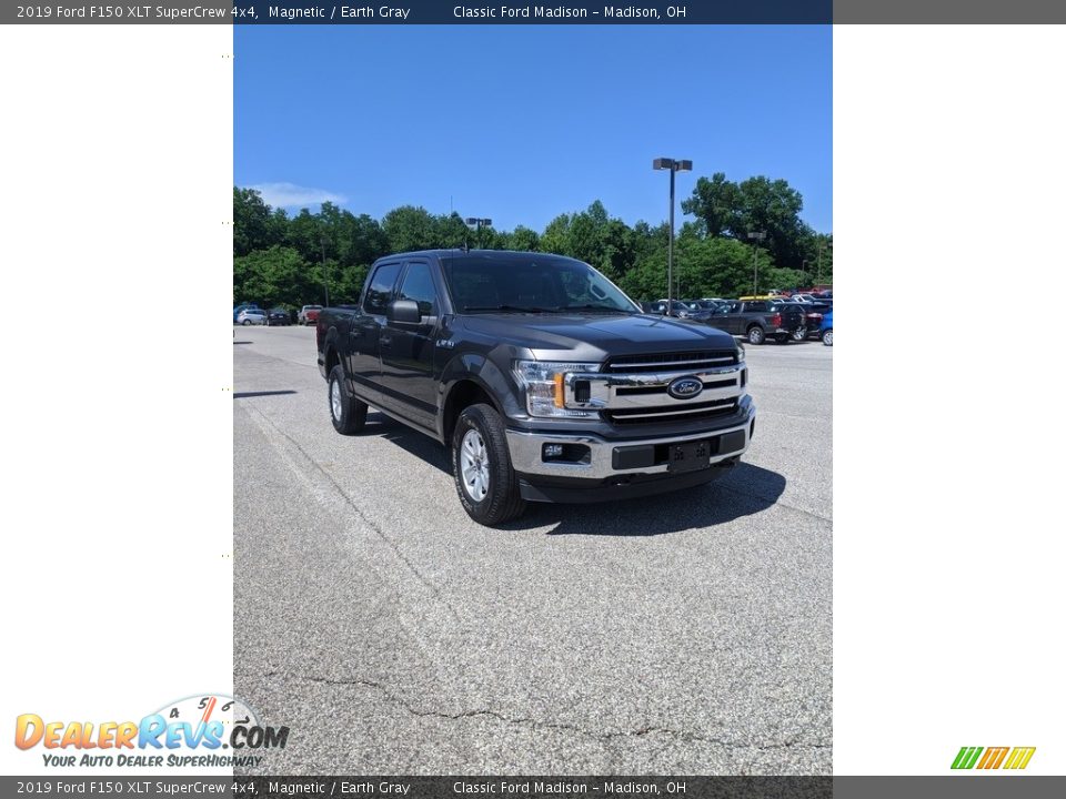 2019 Ford F150 XLT SuperCrew 4x4 Magnetic / Earth Gray Photo #14