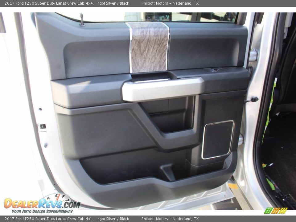 2017 Ford F250 Super Duty Lariat Crew Cab 4x4 Ingot Silver / Black Photo #22