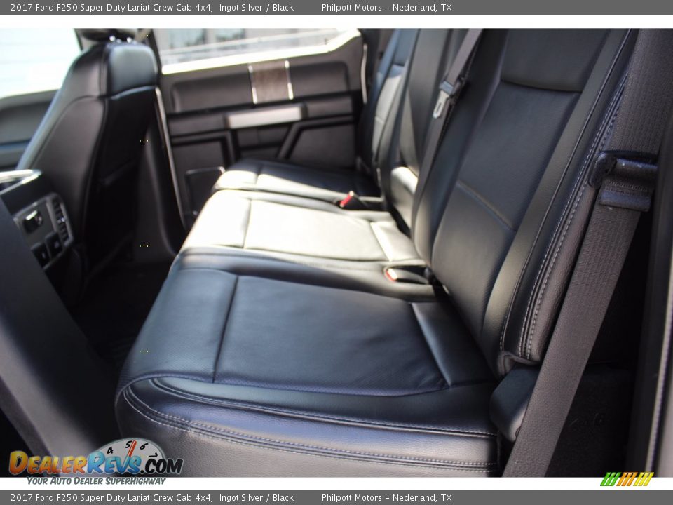 2017 Ford F250 Super Duty Lariat Crew Cab 4x4 Ingot Silver / Black Photo #23
