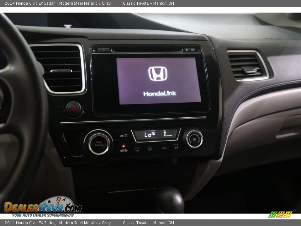 2014 Honda Civic EX Sedan Modern Steel Metallic / Gray Photo #10