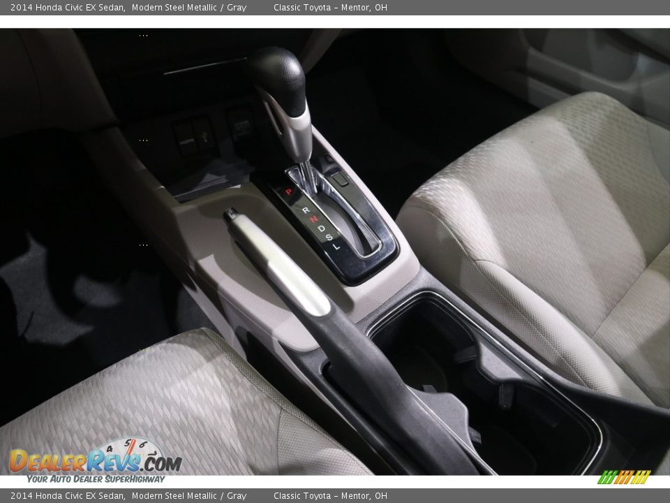 2014 Honda Civic EX Sedan Modern Steel Metallic / Gray Photo #16