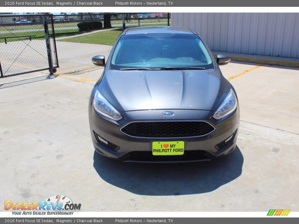 2016 Ford Focus SE Sedan Magnetic / Charcoal Black Photo #3