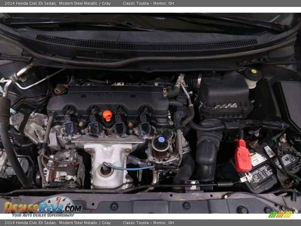 2014 Honda Civic EX Sedan Modern Steel Metallic / Gray Photo #22