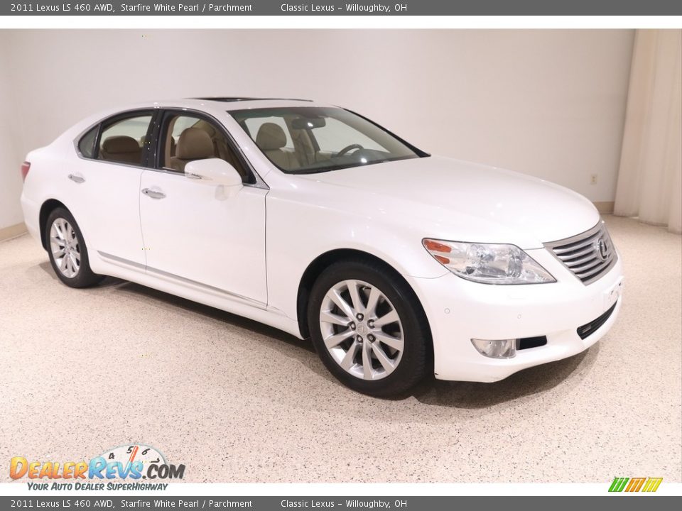 2011 Lexus LS 460 AWD Starfire White Pearl / Parchment Photo #1