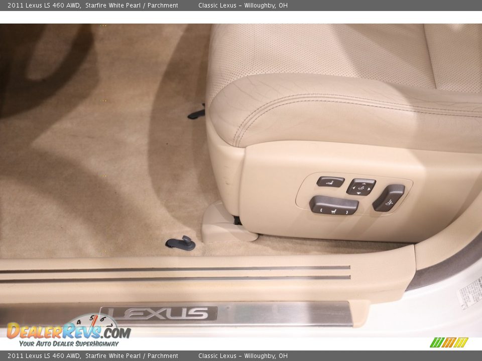2011 Lexus LS 460 AWD Starfire White Pearl / Parchment Photo #6