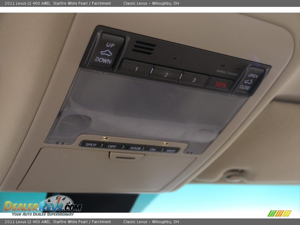 2011 Lexus LS 460 AWD Starfire White Pearl / Parchment Photo #14