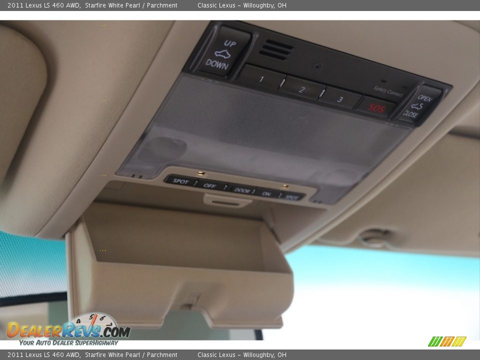 2011 Lexus LS 460 AWD Starfire White Pearl / Parchment Photo #15