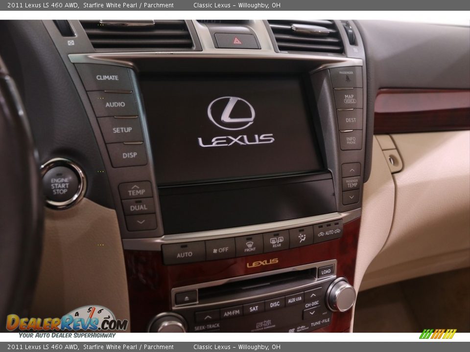 2011 Lexus LS 460 AWD Starfire White Pearl / Parchment Photo #16