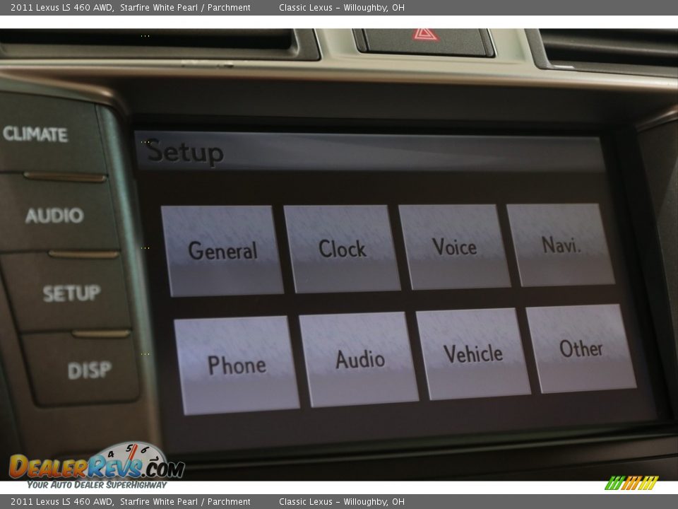 2011 Lexus LS 460 AWD Starfire White Pearl / Parchment Photo #19