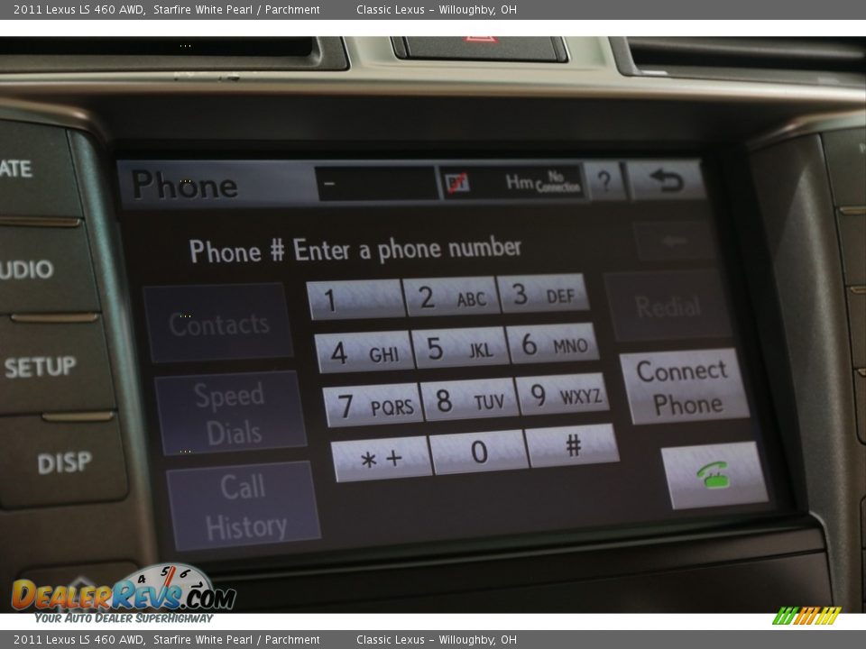 2011 Lexus LS 460 AWD Starfire White Pearl / Parchment Photo #26