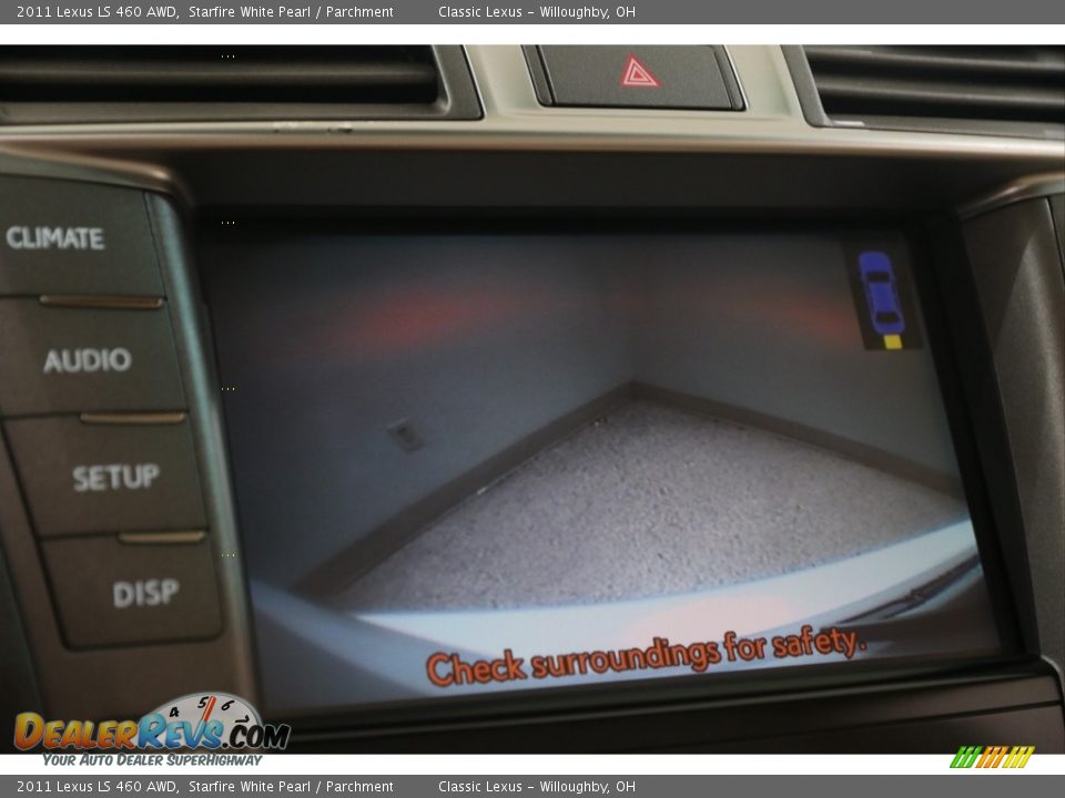 2011 Lexus LS 460 AWD Starfire White Pearl / Parchment Photo #28