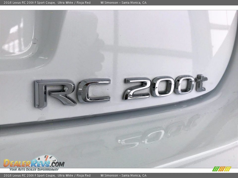 2016 Lexus RC 200t F Sport Coupe Logo Photo #7