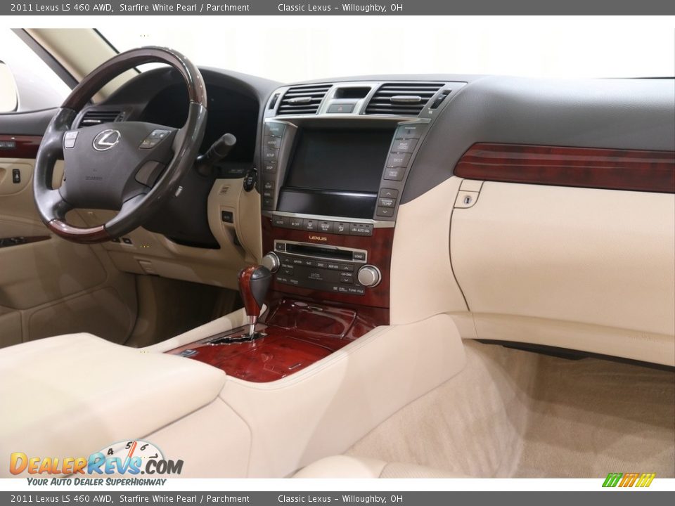 2011 Lexus LS 460 AWD Starfire White Pearl / Parchment Photo #32