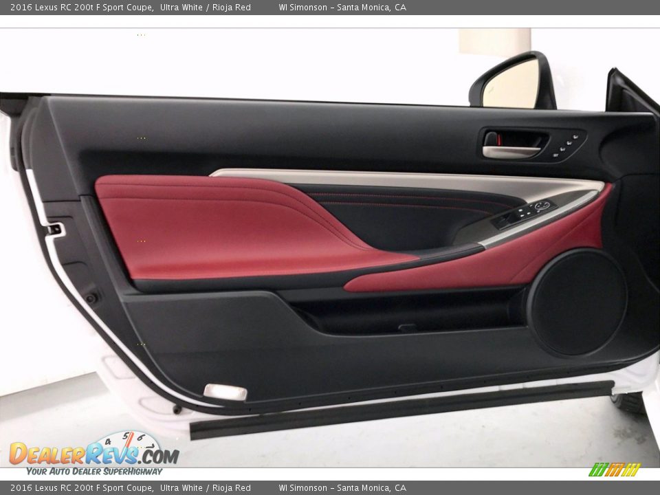 Door Panel of 2016 Lexus RC 200t F Sport Coupe Photo #25