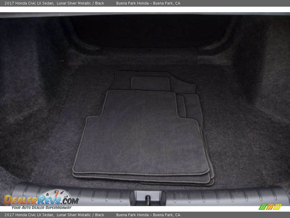 2017 Honda Civic LX Sedan Lunar Silver Metallic / Black Photo #21