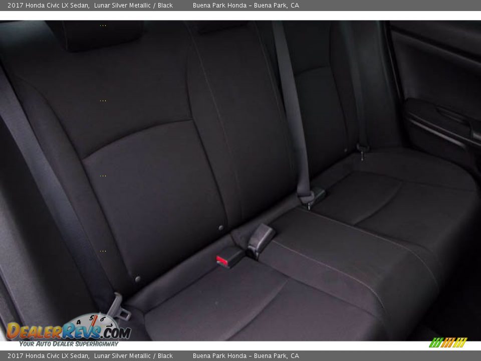 2017 Honda Civic LX Sedan Lunar Silver Metallic / Black Photo #23
