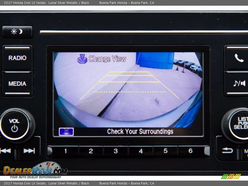 2017 Honda Civic LX Sedan Lunar Silver Metallic / Black Photo #27