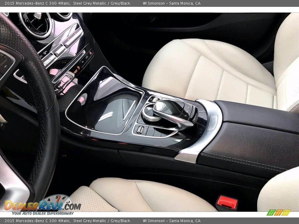 2015 Mercedes-Benz C 300 4Matic Steel Grey Metallic / Grey/Black Photo #23