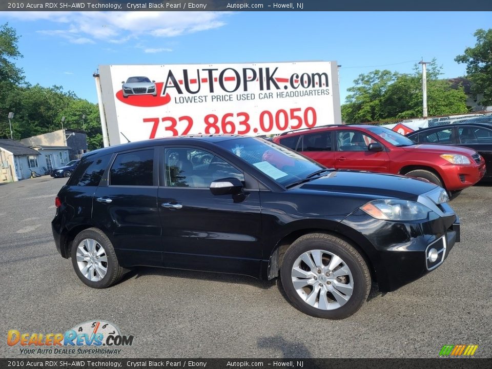 2010 Acura RDX SH-AWD Technology Crystal Black Pearl / Ebony Photo #2