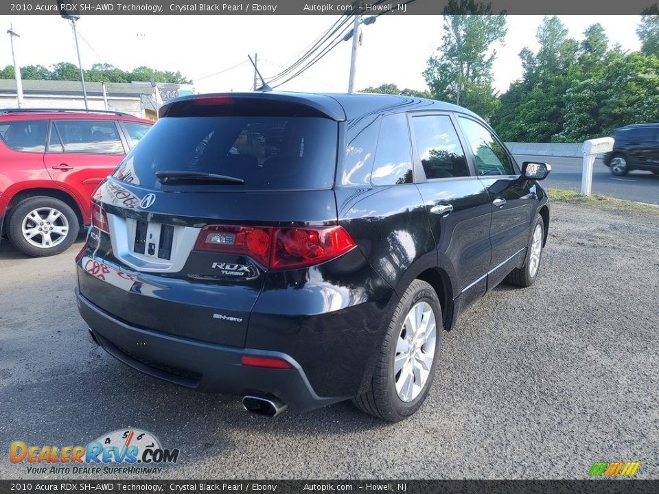 2010 Acura RDX SH-AWD Technology Crystal Black Pearl / Ebony Photo #4