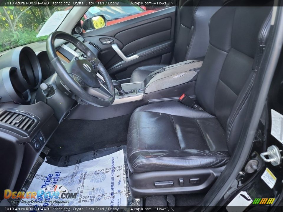 2010 Acura RDX SH-AWD Technology Crystal Black Pearl / Ebony Photo #8