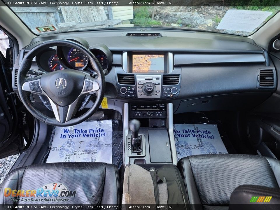 2010 Acura RDX SH-AWD Technology Crystal Black Pearl / Ebony Photo #9