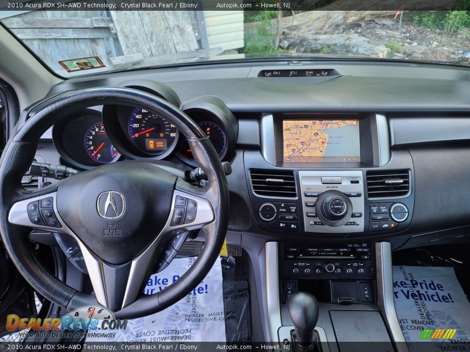 2010 Acura RDX SH-AWD Technology Crystal Black Pearl / Ebony Photo #10