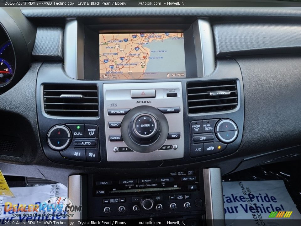 2010 Acura RDX SH-AWD Technology Crystal Black Pearl / Ebony Photo #11