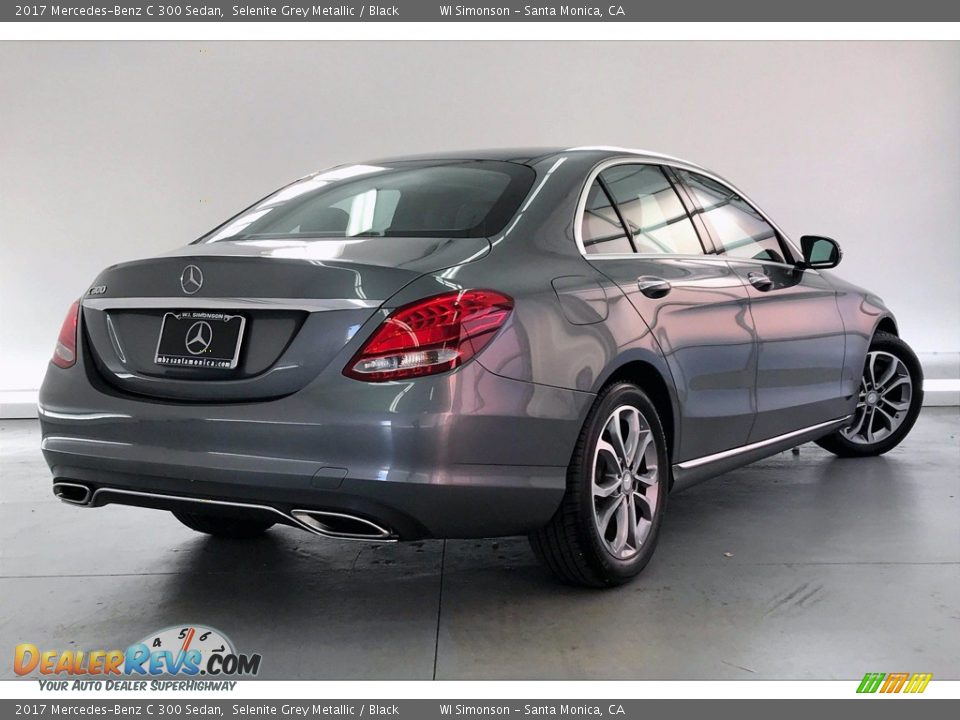 2017 Mercedes-Benz C 300 Sedan Selenite Grey Metallic / Black Photo #16