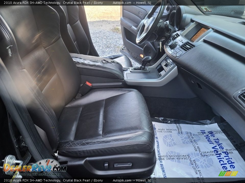 2010 Acura RDX SH-AWD Technology Crystal Black Pearl / Ebony Photo #12