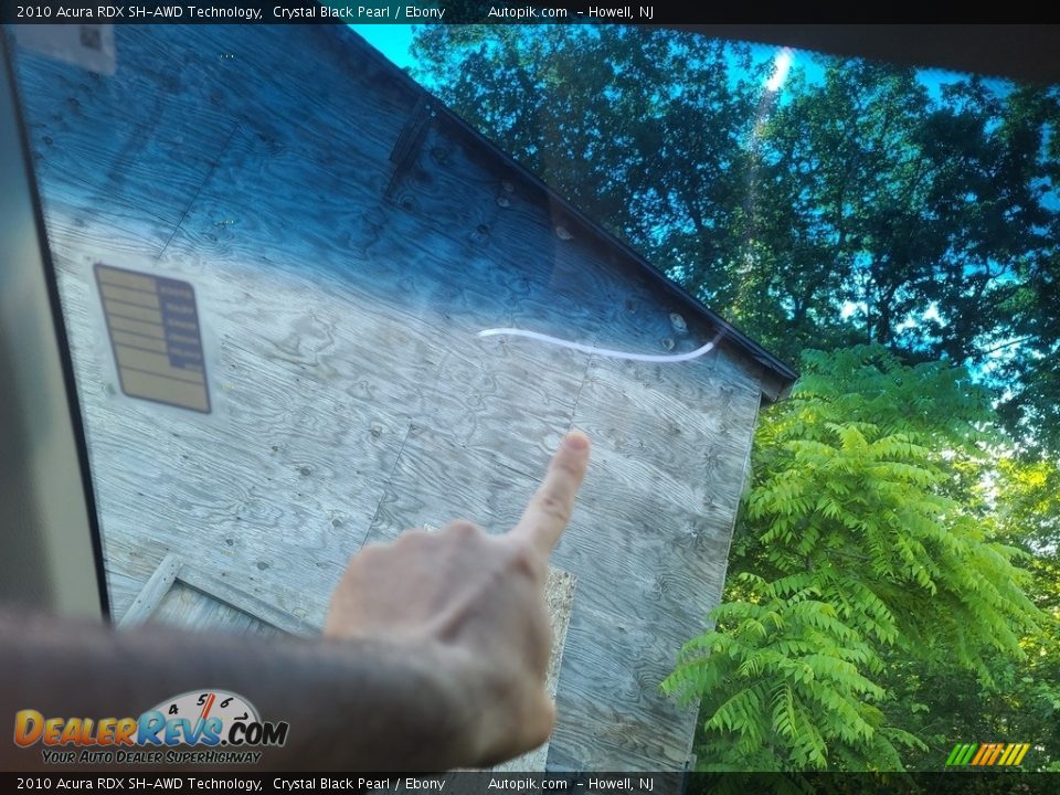 2010 Acura RDX SH-AWD Technology Crystal Black Pearl / Ebony Photo #17