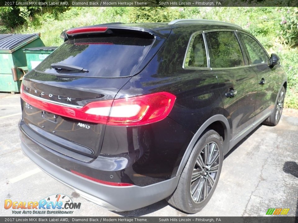 2017 Lincoln MKX Black Label AWD Diamond Black / Modern Heritage Theme Photo #4