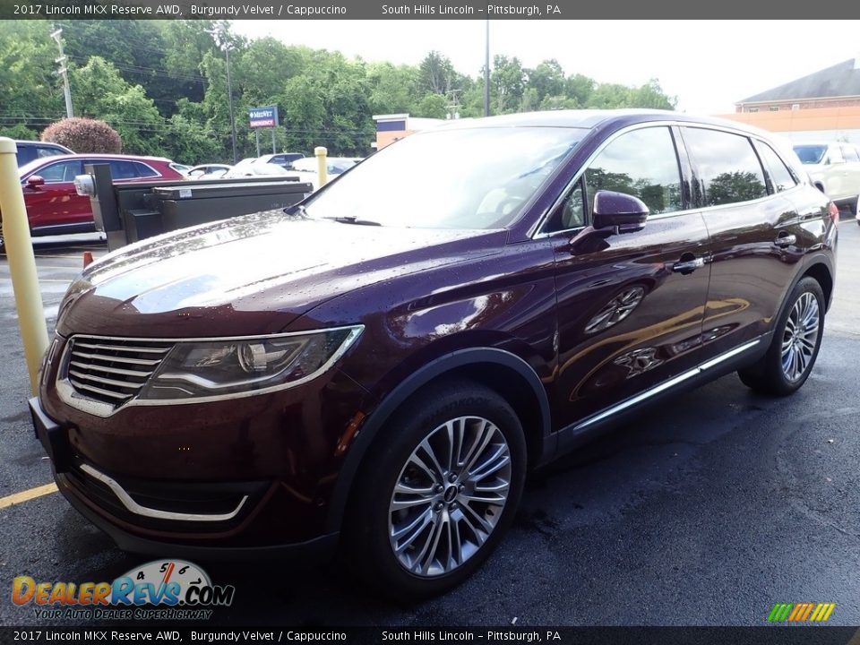 2017 Lincoln MKX Reserve AWD Burgundy Velvet / Cappuccino Photo #1