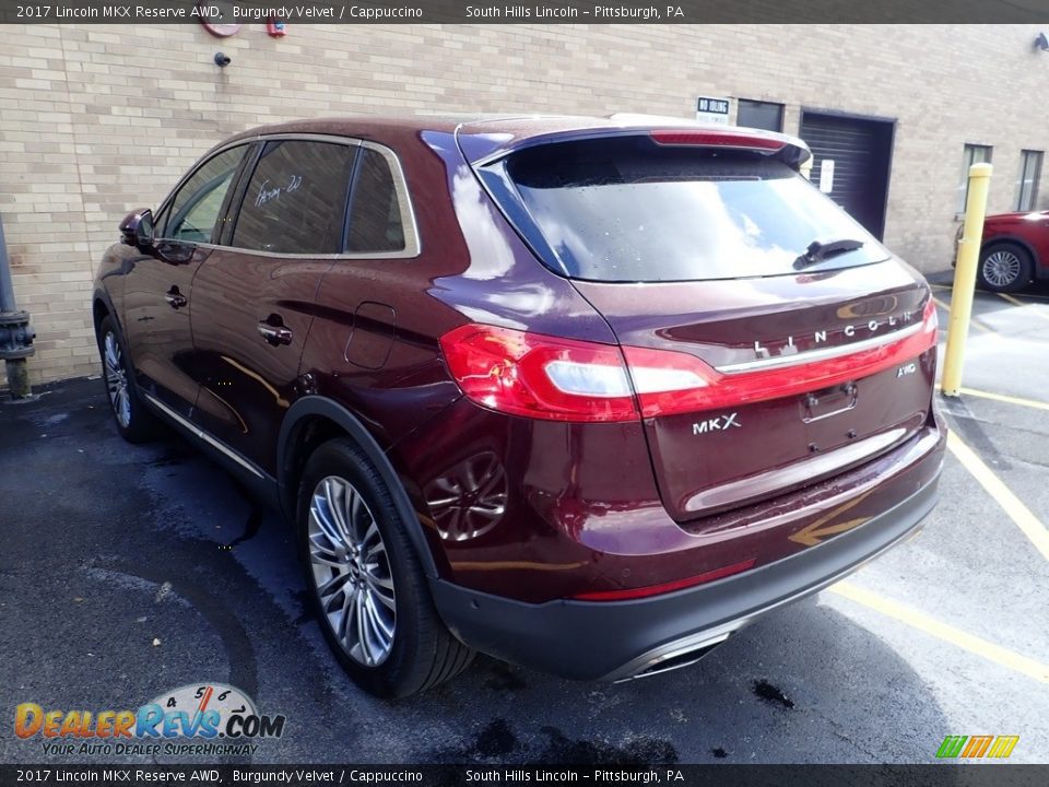 2017 Lincoln MKX Reserve AWD Burgundy Velvet / Cappuccino Photo #2