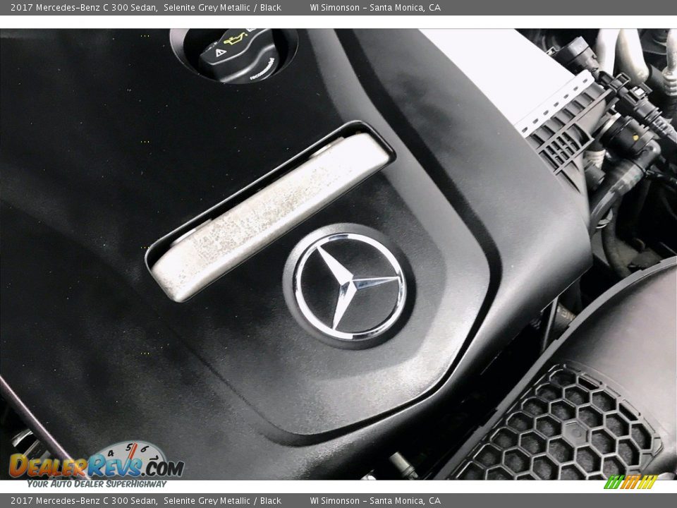 2017 Mercedes-Benz C 300 Sedan Selenite Grey Metallic / Black Photo #31
