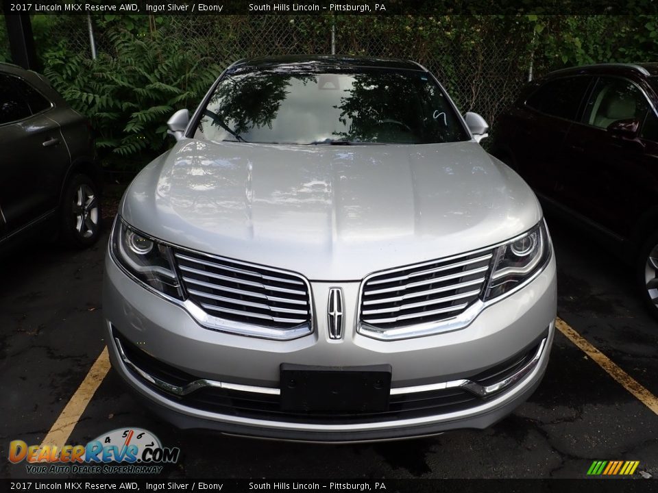 2017 Lincoln MKX Reserve AWD Ingot Silver / Ebony Photo #3