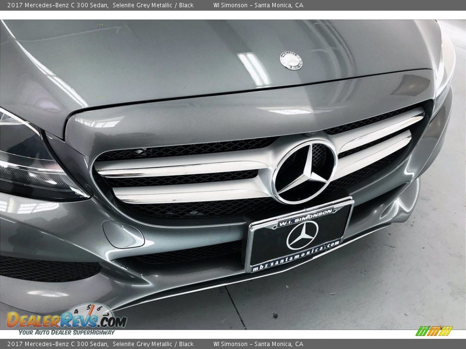 2017 Mercedes-Benz C 300 Sedan Selenite Grey Metallic / Black Photo #33
