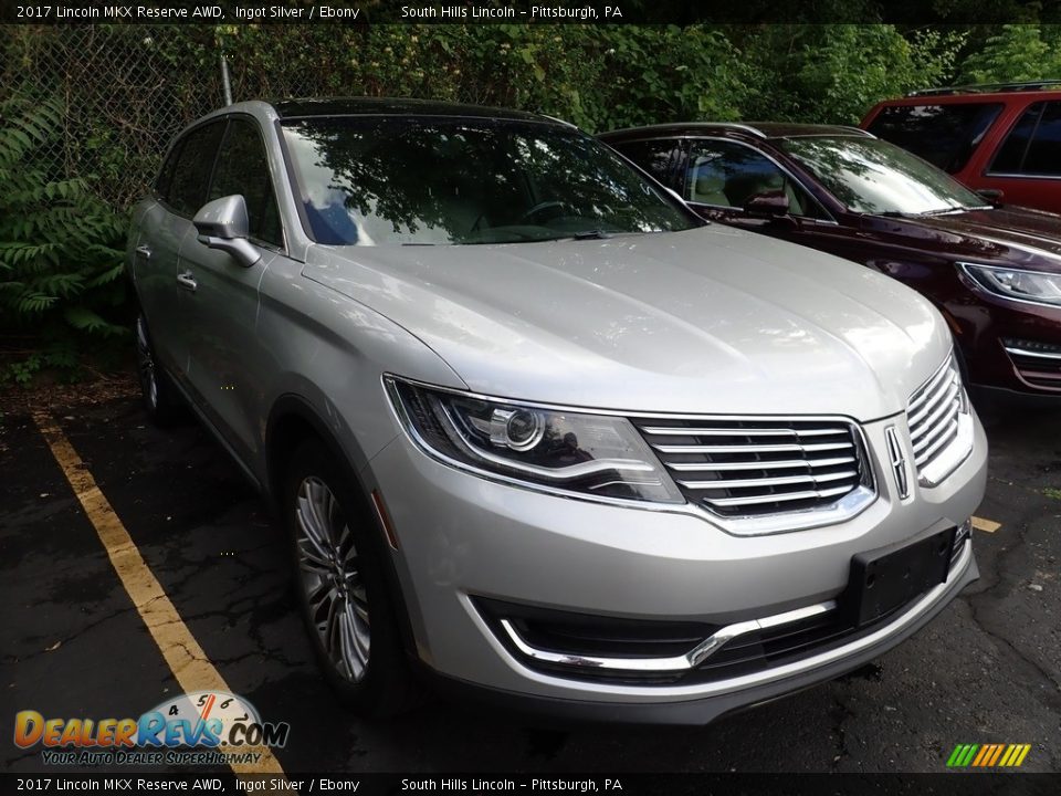 2017 Lincoln MKX Reserve AWD Ingot Silver / Ebony Photo #4