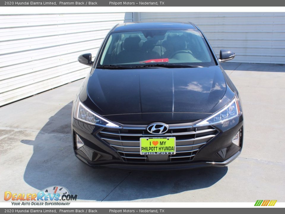 2020 Hyundai Elantra Limited Phantom Black / Black Photo #3