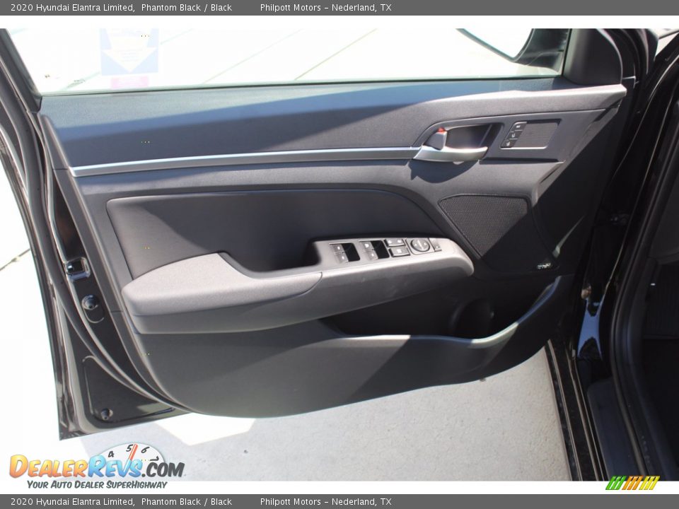 2020 Hyundai Elantra Limited Phantom Black / Black Photo #9