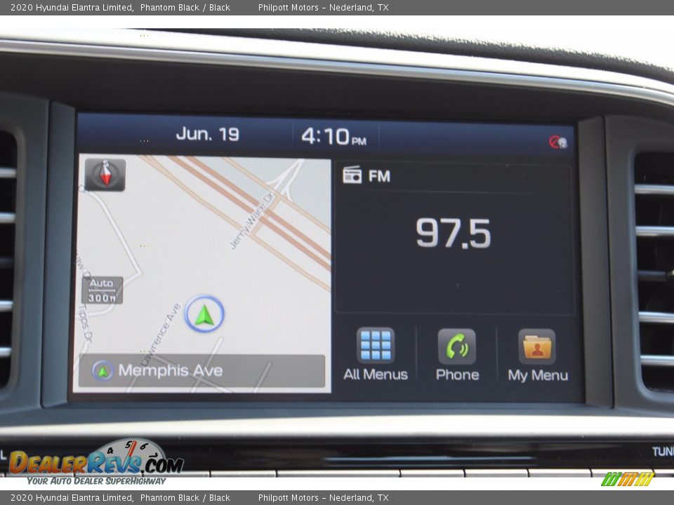 2020 Hyundai Elantra Limited Phantom Black / Black Photo #15