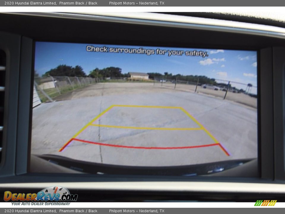 2020 Hyundai Elantra Limited Phantom Black / Black Photo #18