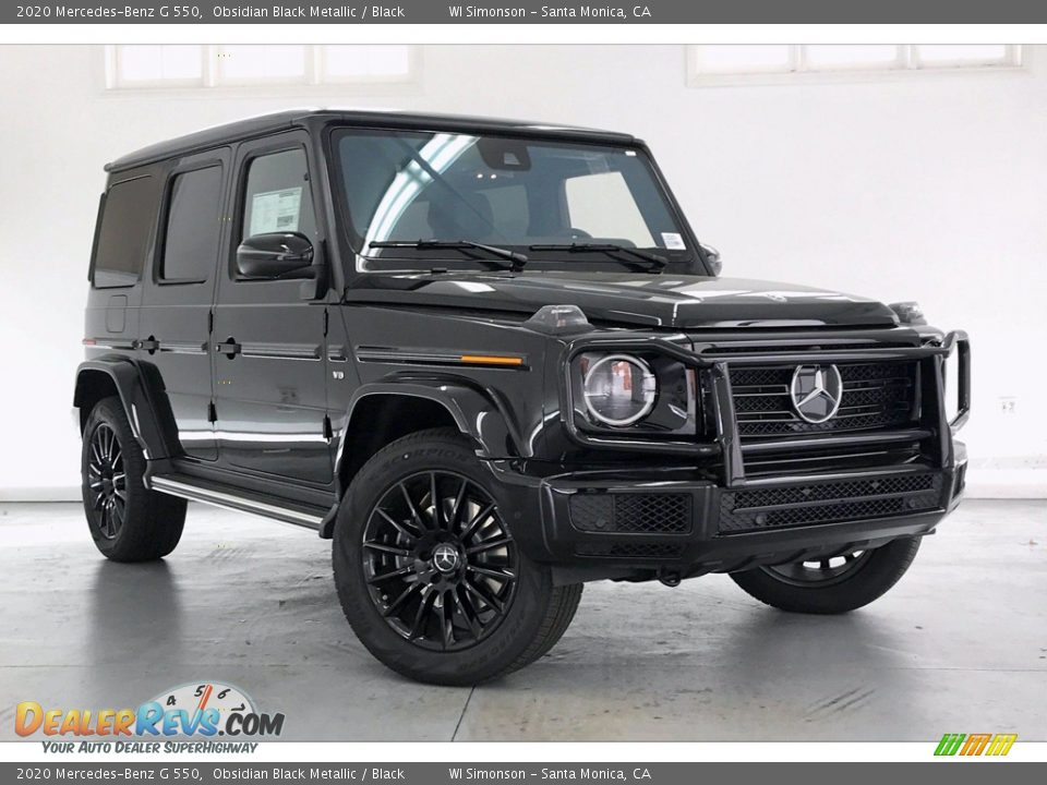 2020 Mercedes-Benz G 550 Obsidian Black Metallic / Black Photo #12