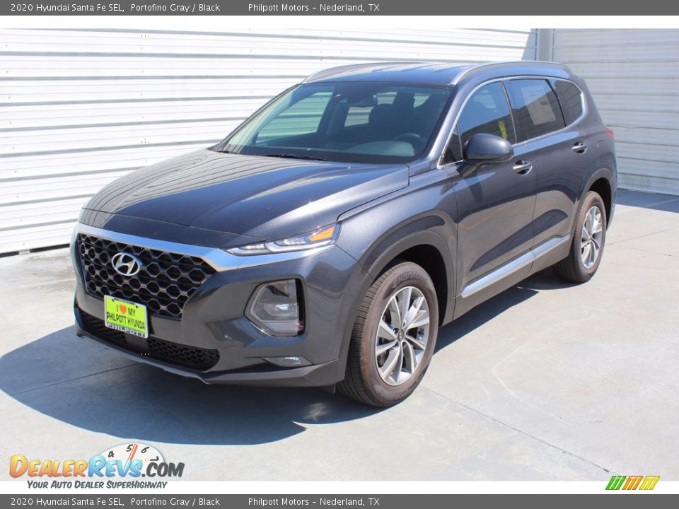 2020 Hyundai Santa Fe SEL Portofino Gray / Black Photo #4