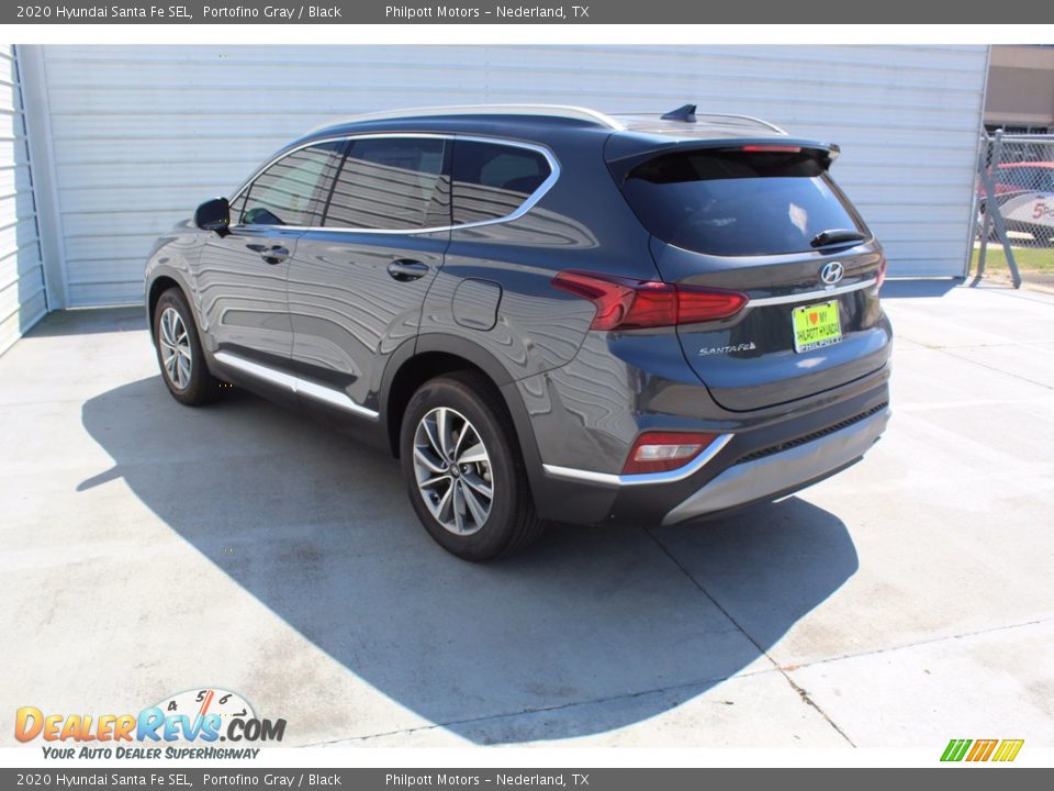 2020 Hyundai Santa Fe SEL Portofino Gray / Black Photo #6