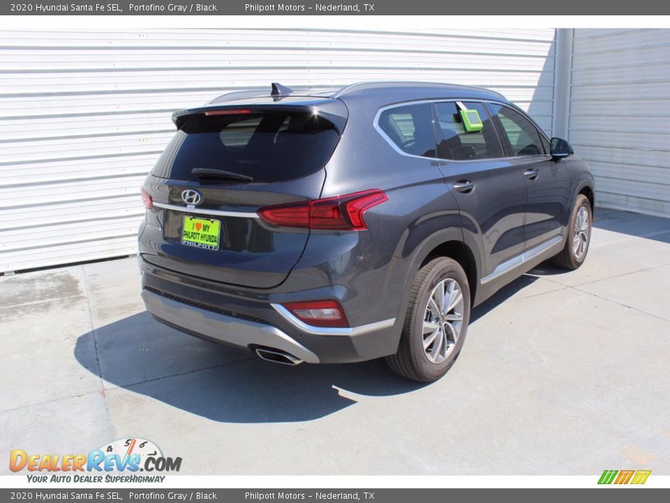 2020 Hyundai Santa Fe SEL Portofino Gray / Black Photo #8