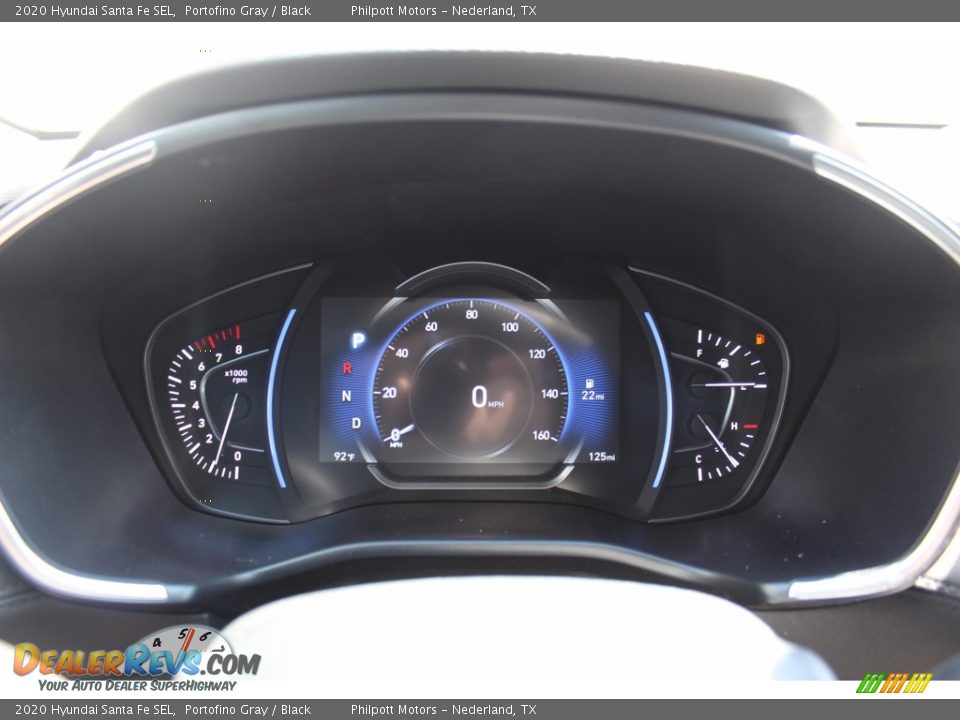 2020 Hyundai Santa Fe SEL Portofino Gray / Black Photo #13