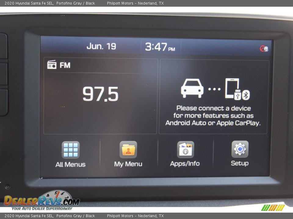 2020 Hyundai Santa Fe SEL Portofino Gray / Black Photo #15