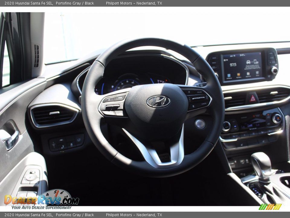 2020 Hyundai Santa Fe SEL Portofino Gray / Black Photo #23
