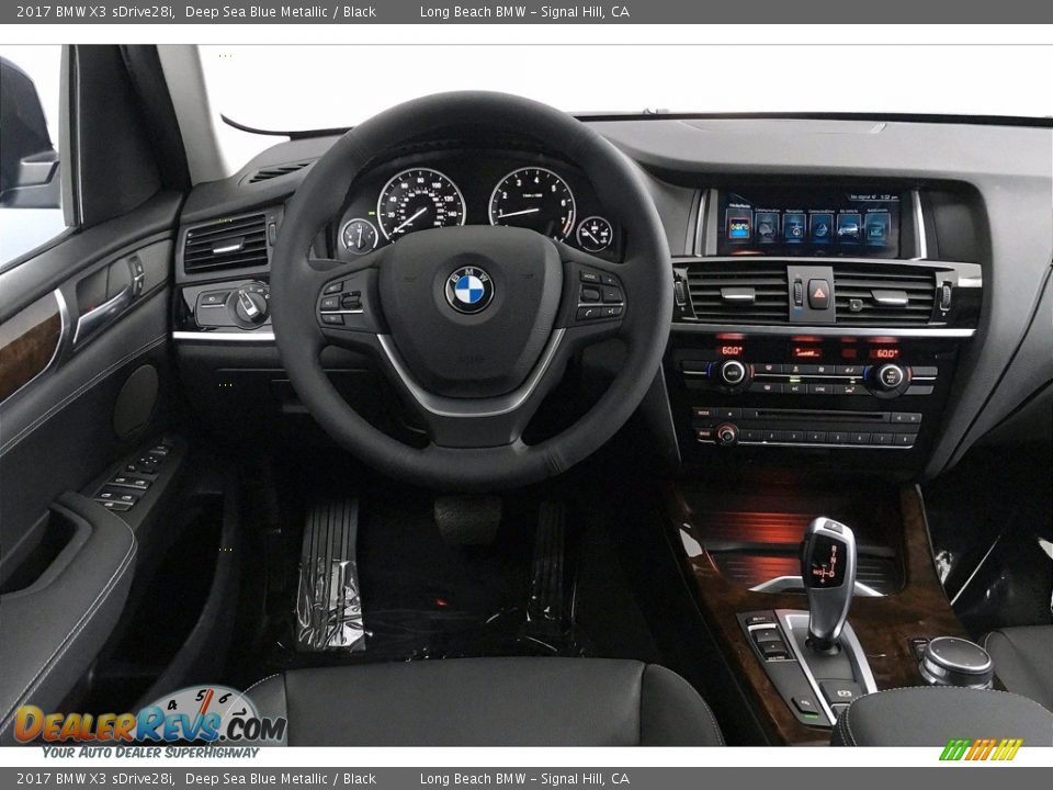 2017 BMW X3 sDrive28i Deep Sea Blue Metallic / Black Photo #4